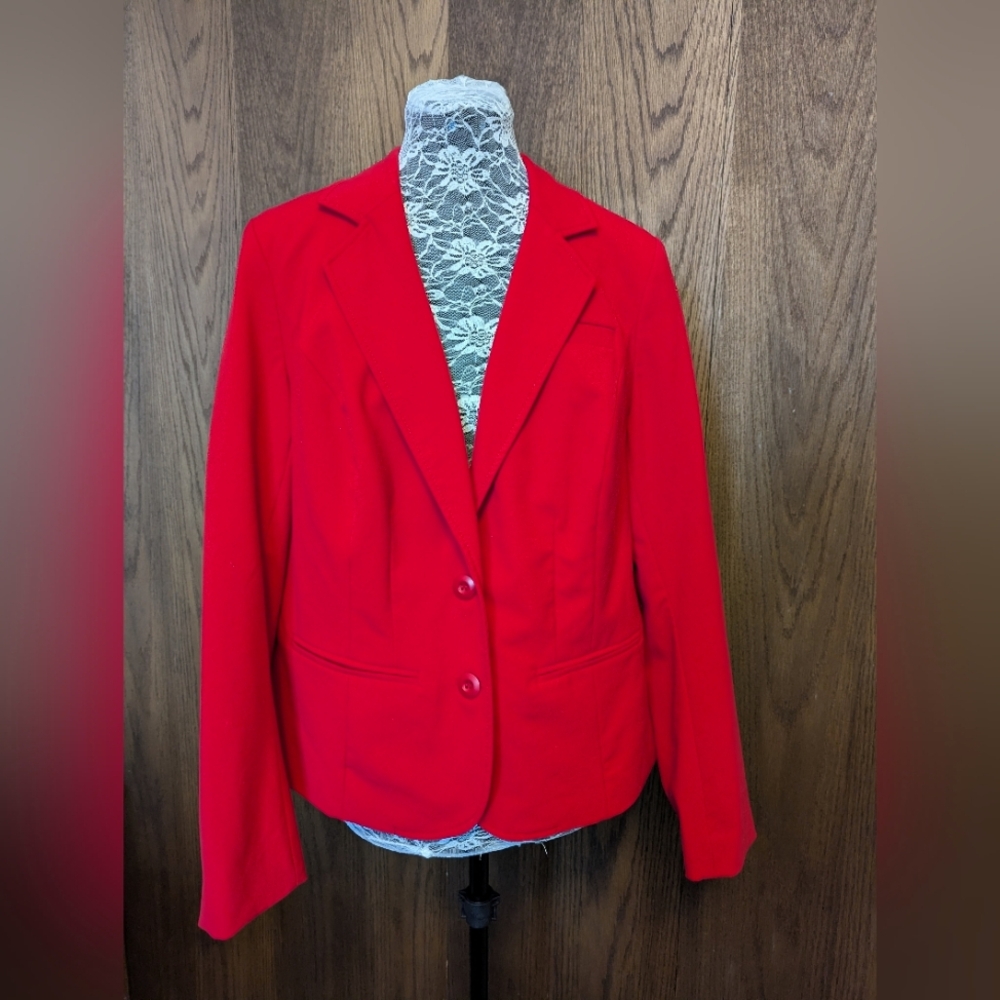 Lane Bryant Red Suit Jacket